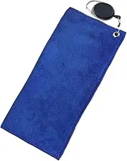 Golf Towel Bag Towel Drying Towel Quick Drying Towel Light Golf Ball Cleaning for Golf Lovers for Exercise, Blue