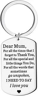 [yaozeio] Birthday Gifts for Mothers Mama Keychain Gifts for Mom I Love You Best Mommy Ever Gifts for Mum Mom Christmas Day Gifts from Daughter Son