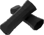 2pcs Slip Silicone Grip Sleeve for Racket Flexible Durable Grip Wrap for Improved Control Comfortable Paddle Handle Protector for Paddles and Racquets