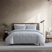 Kenneth Cole Jersey Marle Quilt Cover Set - Queen