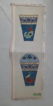 Dede's Needleworks Scissors Case Unfinished Needlepoint Canvas