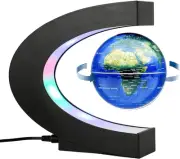 Magnetic Levitation Floating Globe with LED Light Anti Gravity Levitating Wor...