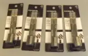Lot Of 4 COVERGIRL #500 BLACK NOIR BROW FILL + DEFINE PENCILS .06 OZ NEW
