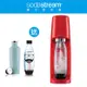 Sodastream時尚風自動扣瓶氣泡水機Spirit （紅）