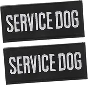 ERINGOGO 2Pcs Embroidered Patch Service Dog Vest Soft Durable Polyester Harness for Small to Large Dogs Multi Functional Design for Training Walking and Outdoor Activities