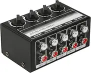 zolyet Stereo 4 Channel Passive M er RCA Portable o M er 1 in 4 Out Stereo Distributor Volume Control, No Battery Required Black