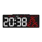 Modern Digital Alarm Clock with Timer and Adjustable Brightness Levels