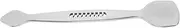 Stainless Steel Double-ended Blackhead Scraper Facial Skin Spatula for Pore Extraction Facial Scrubbing