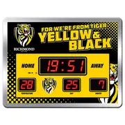 Richmond Tigers AFL Aussie Rules SCOREBOARD LED Clock