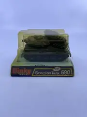 Vintage Dinky Toys 690 Scorpion Tank Die Cast Original Package Rare