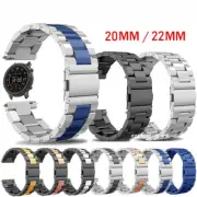 Metal Wristwatch Strap For Samsung Smart Watch Models Stainless Steel Watch Band