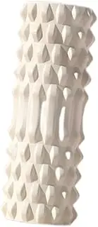 ａ aternee Foam Roller for Muscle Massage, Deep Tissue Massager, 30cm Portable Textured Back Foam Roller Massage Roller for Shoulder Arm, White