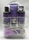 Bloomfield Lavender Scent 6 Pieces Rack Lotion Gel Bubble Bath Pumice NEW