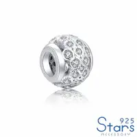 在飛比找momo購物網優惠-【925 STARS】純銀925華麗閃耀美鑽造型串珠(純銀9