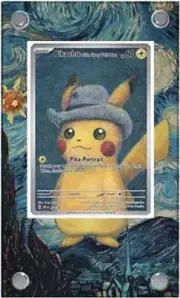 Pikachu With Grey Felt Hat SVP 085 - Promo Extended Art Card Display Case