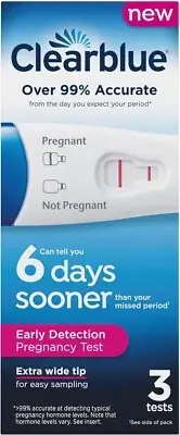 CLEARBLUE EARLY PREGNANCY TS 3 , TESTS
