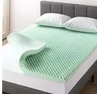 3 Inch Egg Crate Memory Foam Mattress Topper with Calming Aloe Infusion