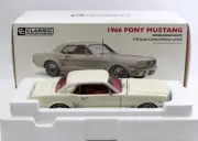 Classic Carlectables 1/18 Ford 1966 Pony Mustang RHD Wimbledon White 18644