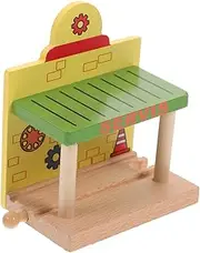 Train Track Accessory Wooden Train Track Set DIY Model Kids Educational Building Toy