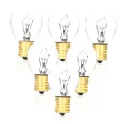 6 Pack Lava Lamp Bulb 25 Watt 120V S11 Replacement Light Bulb 6 Pack 25W S11