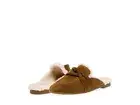 Steve Madden Chart Mule Women's 8.5 Brown Suede Knotted Strap Slip-On Flat P137
