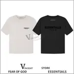 新款 FOG FEAR OF GOD ESSENTIALS TEE 正面 背後 字體 植絨 LOGO 短袖 短T T恤