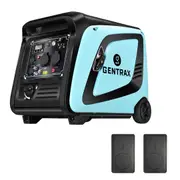 Gentrax 4.2KW Max 3.5KW Rated Inverter Generator Portable Gasoline +2x VoltX 10000mAh Power Bank