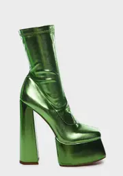 [SIMMI] Melya-1 Platform Boots - Green
