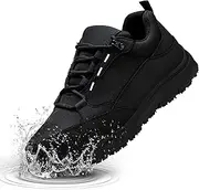 [Ulogu] Non Slip Steel Toe Work Shoes for Men Women 丨 Waterproof Lightweight Comfy Safety Roofing Ankle Boots