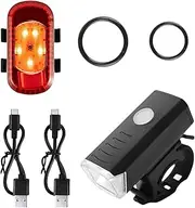 Cycle Tail Light - Headlight Tail Light | IPX5 Waterproof Bright Cycle Rear Cycling Safety Flashlight, Outdoor Cycle Night Riding Safety LED for Adults Kids Men Women Road Mountain