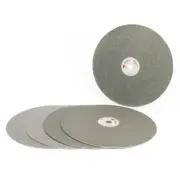 8 inch Diamond Grinding Wheel 80-3000 Grit Flat Lap Disc Pack of 6Pcs