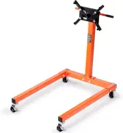 Rotating Engine Stand, 590 Kg Capacity, 360° Adjustable Head, 4 Caster Wheels