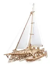 [UGEARS] Trimaran Merihobus 237 Piece Wooden 3D Puzzle Gift Set