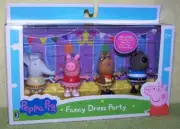 Peppa Pig Fancy Dress Party 4 Piece Figure Set New
