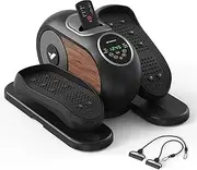 MERACH Under Desk Elliptical Machine Electric Ellipse Leg Exerciser for Seniors Anti-Slip Seated Mini Elliptical