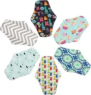 TOVINANNA Washable Pads Reusable Sanitary Napkins for Women Leakproof Protection
