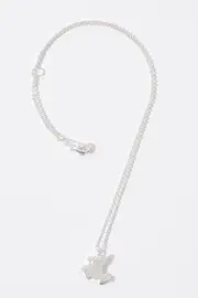Silver Frog Necklace--TGT-NKJ4110