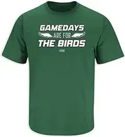 Smack Apparel Gamedays T-Shirt for Football Fans (SM-5XL), Forest Green Short Sleeve, Large