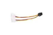 NewBee 2XMOLEX-TO-6-PIN-VGA Dual 4 Pin Molex to 6 Pin PCI Express Video Card Power Cable Adapter