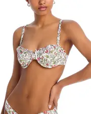 Aqua Swim Ruffled Underwire Bikini Top - Exclusive