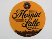 BEER Brewery STICKER ~ TOPPLING GOLIATH Brewing Co Mornin' Latte Stout ~ IOWA