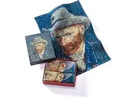 Musearta GT2-VG-SH-V433123 Unisex Guest Towels Set of 2 with Self-Portrait with Grey Felt Hat by Artist Vincent Van Gogh Cotton 40 x 60 cm
