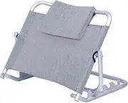 Back Rest Support, 4 Level Adjustable Elder Bed Back Rest Support for Bed Disability Aid Nurse Tool Lightweight Folding and Adjustable Angle