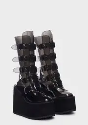 [Demonia] Smoke Lovesick Trinity Boots