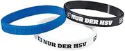 Set of 3 silicone bracelets; Hamburger SV HSV.
