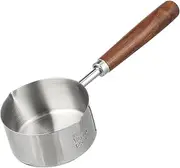 FUNNETOYU Small Saucepan with Handle Oil Pouring Pot Ergonomic Design for Induction and Gas Cookers Kitchen Tool for Cooking and Sauces