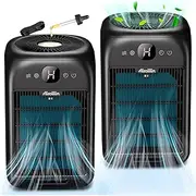 [Aircillin] 2 Pack Air Purifiers for Home, Large Spaces, Up to 908 Sqm, HEPA Air Purifier for Bedroom with Aromatherapy, HEPA Filter for Smoke, Pet Dander, 99.9% of 0.1 Micron Particles,