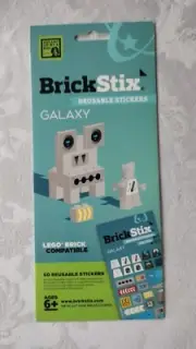 Brickstix Galaxy Reusable Compatible Stickers For Building Bricks Lego