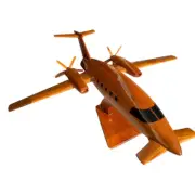 P180 Piaggio Mahogany Wood Airplanes Model