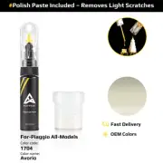 Touch Up Paint For Piaggio All Models 1704 Avorio With Polish Paste